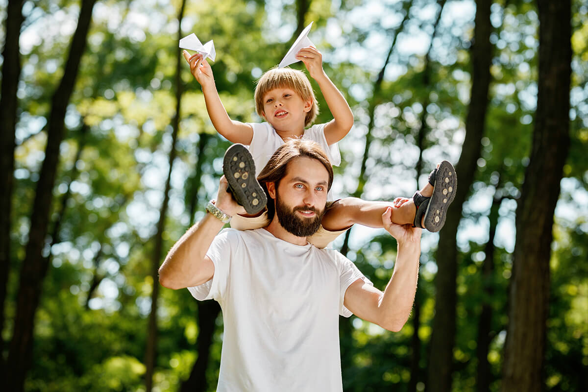 Сильный папа