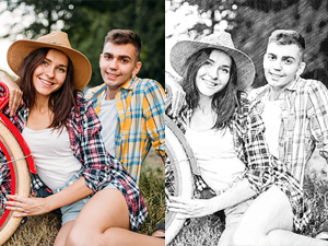 Фотография в рисунок