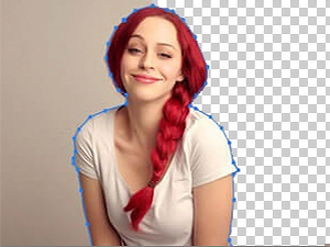 Обрезать фото по контуру