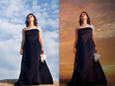 Замена неба на фотографии