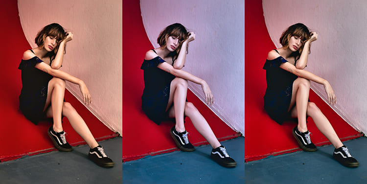 подбор среднего значения белого