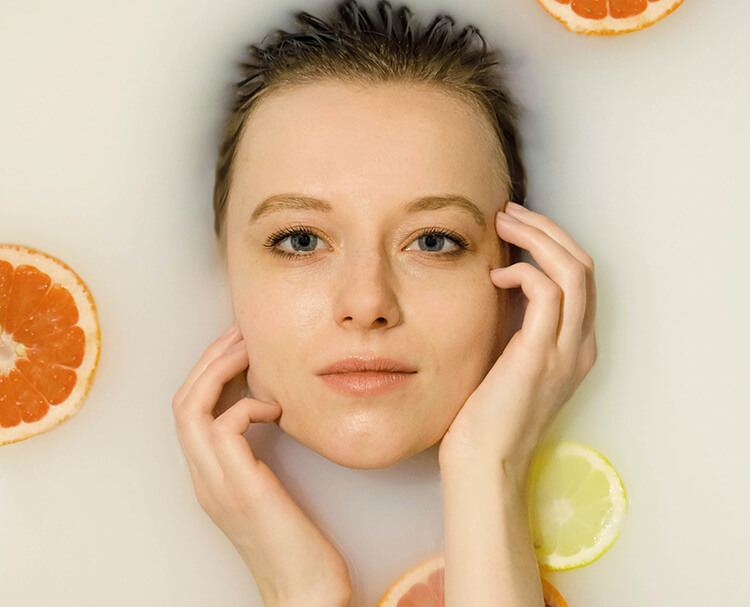 Фотосессия с цитрусами