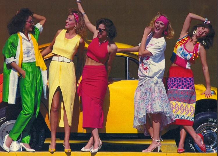 Фото в стиле 80-х