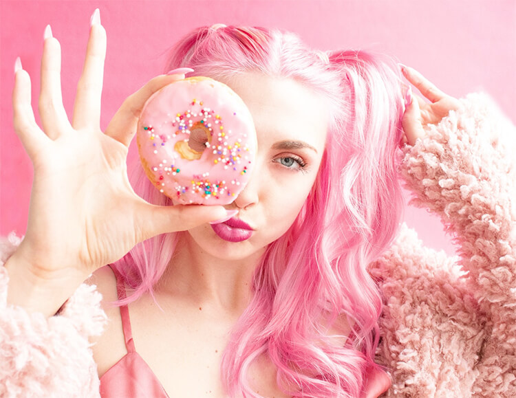 акцентирование на глазах