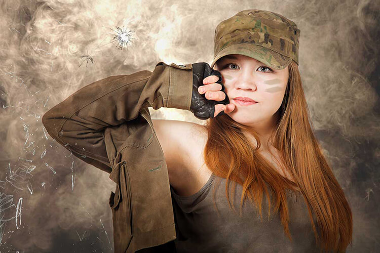 Простой макияж