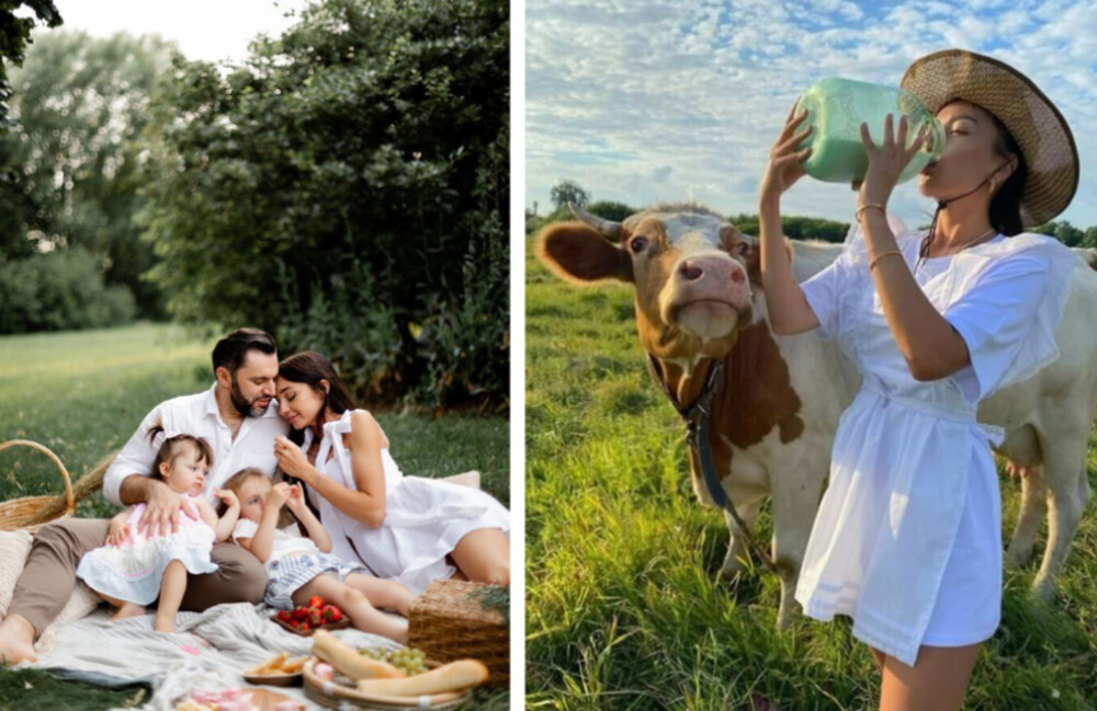 Съемка пикника на природе