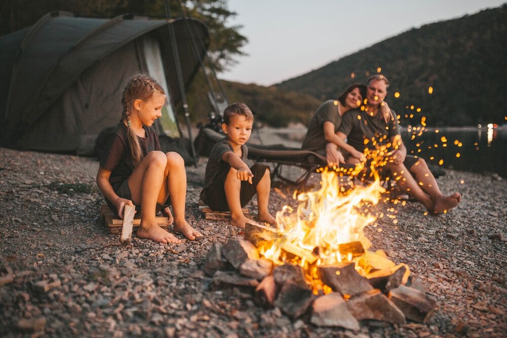 Фотосессия у костра