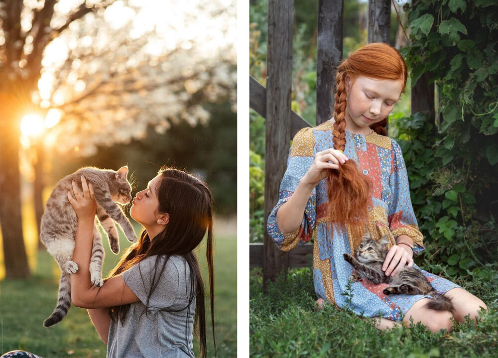 Фотосессия с кошкой