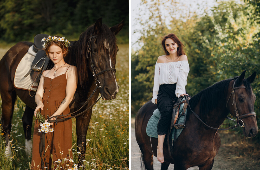 Фотосессия с лошадьми