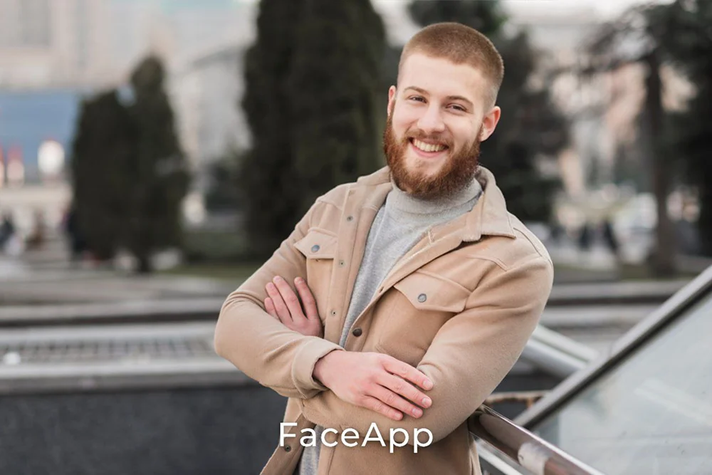 изменение имиджа с помощью FaceApp