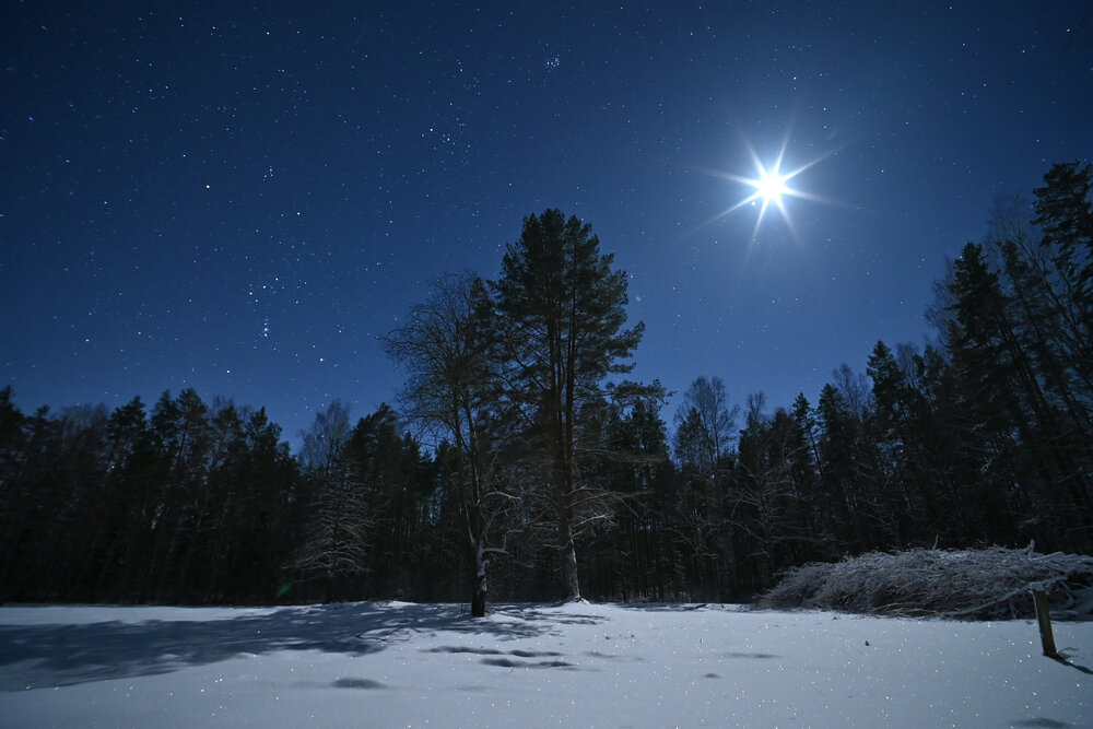 Ночной снимок Луны