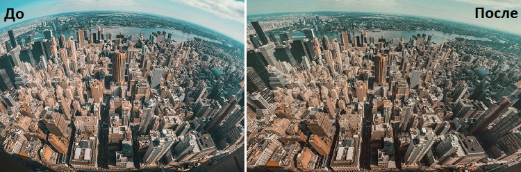 Как исправить искажение перспективы при съемке широкоугольным объективом