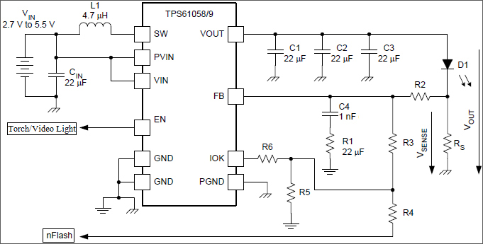 схема фотовспышки