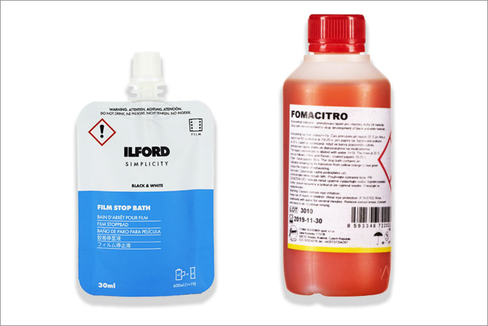 Растворы для стоп-ванн