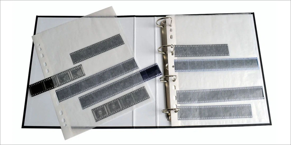 Порезанная пленка в сливере