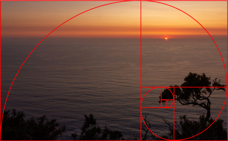 Пейзжа в золотом сечении