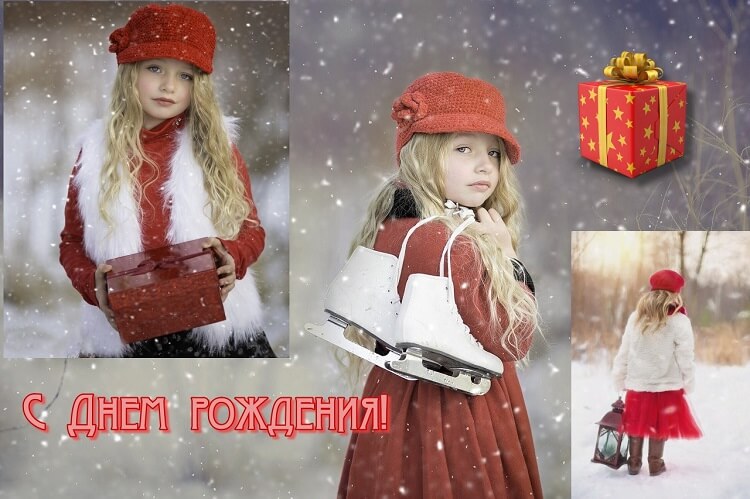 Как сделать коллаж из детских фотографий