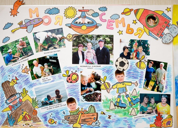 Коллажи-аппликации