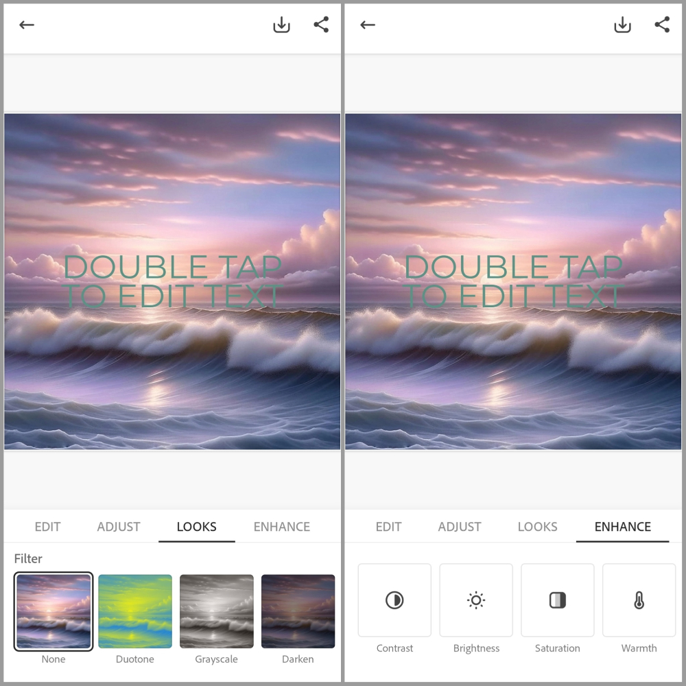 Обработайте фото