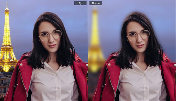 Как размыть фон на фото