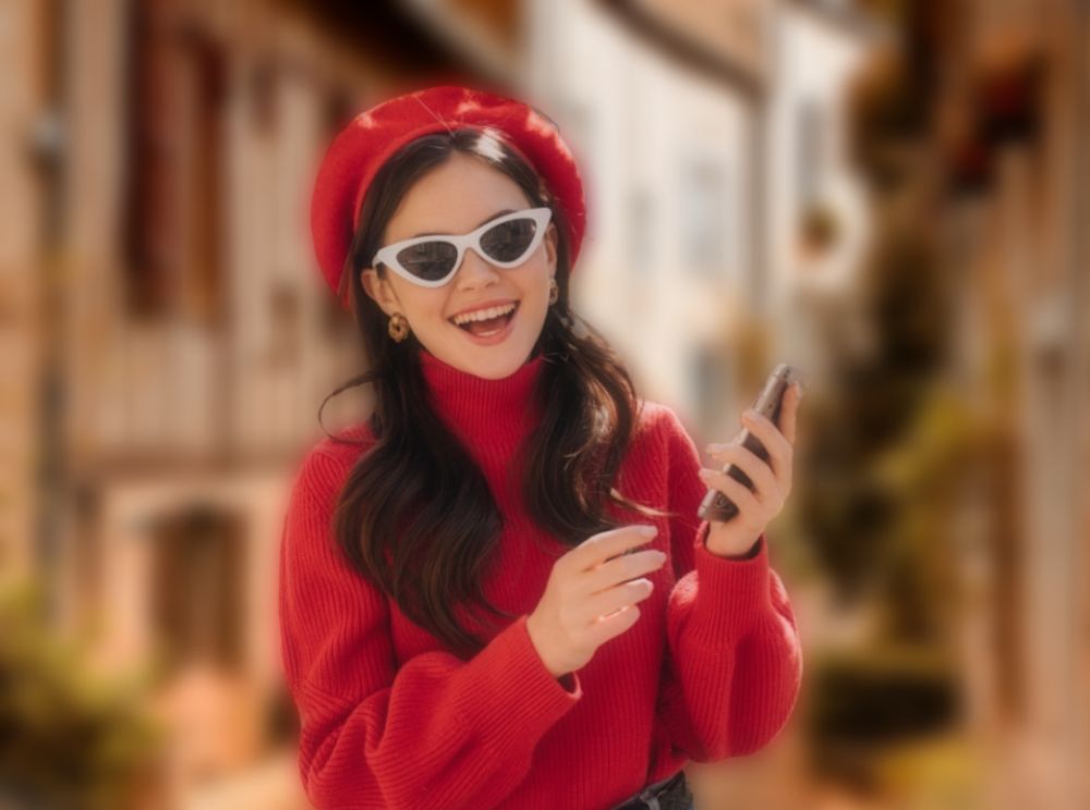 Фотография после размытия