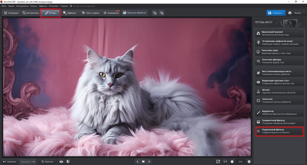 Радиальный фильтр