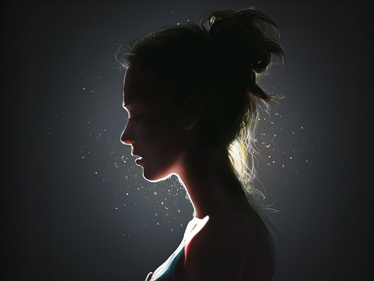 Освещение объекта с заднего плана