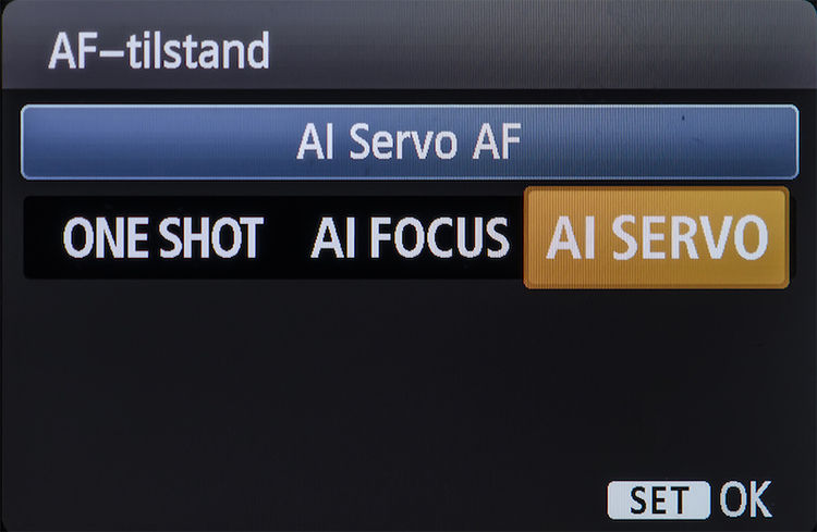 меню фотоаппарата