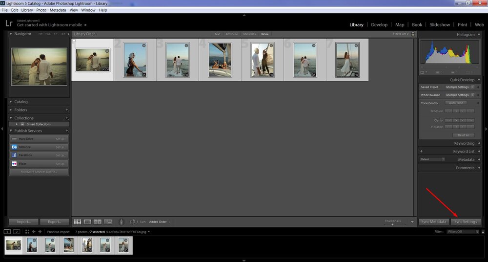 Массовая обработка фото