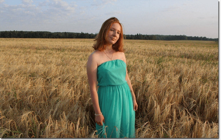 объект в центре кадра