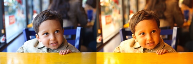 как настроить баланс белого