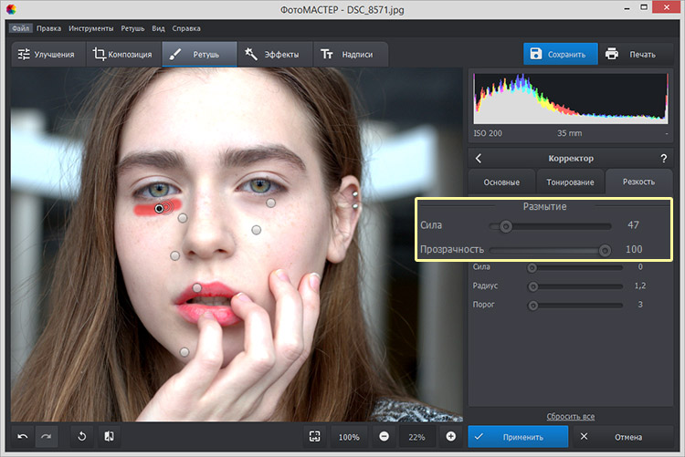 корректирующая кисть