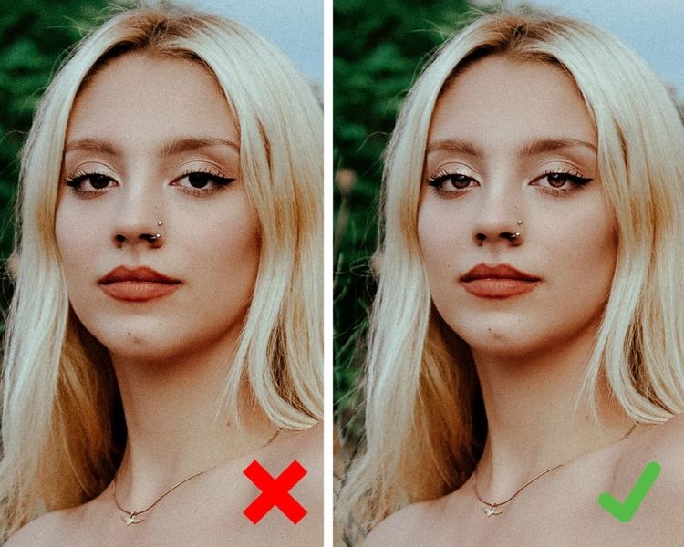 Блики в глазах