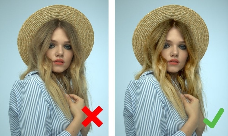 Освещение волос