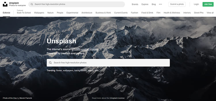 интерфейс платформы