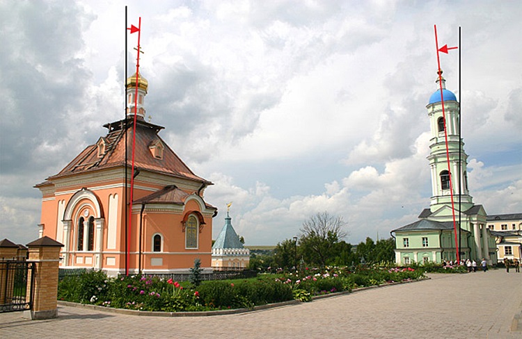 падающие дома